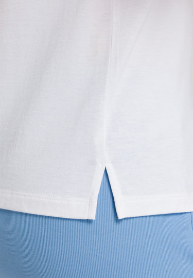 Sleep And Lounge Relaxed V-Neck Top | White 74842-101